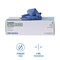 Boardwalk 380 Series 4 mil Thick 9.5 in. Long Powder-Free Disposable General-Purpose Nitrile Gloves - Small, Blue (100/Box)